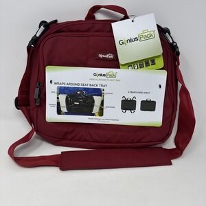 Genius Pack High Altitude Flight Bag Travel Crossbody-Red-New with Tags-Luggage